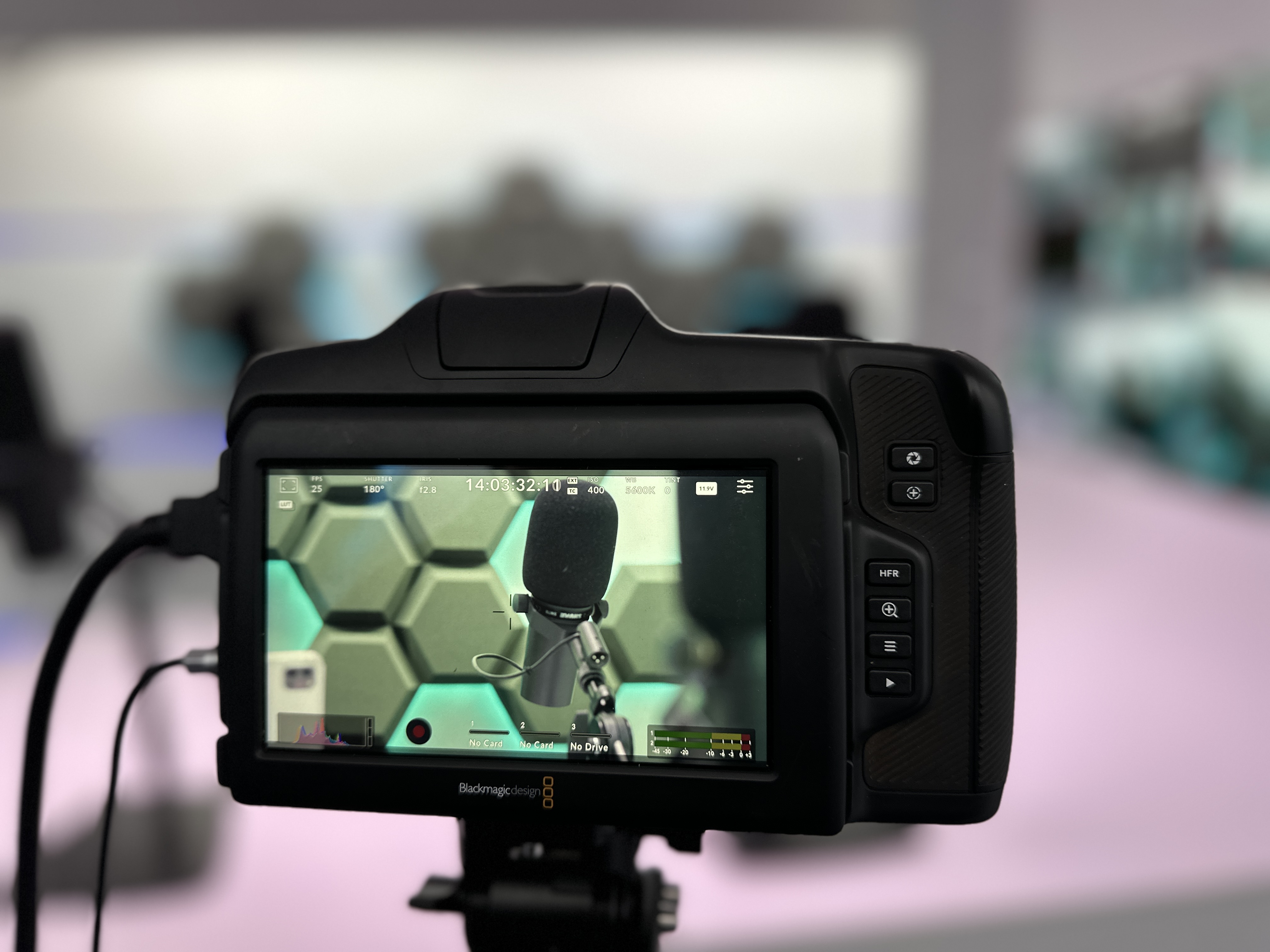 Blackmagic 6K cameras and studio camera setup